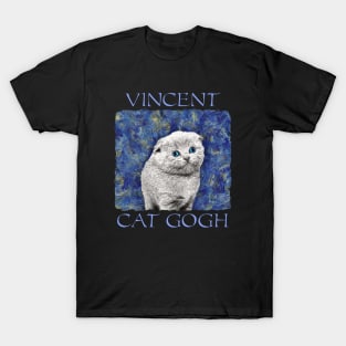 Vincent Van Gogh Cat T-Shirt